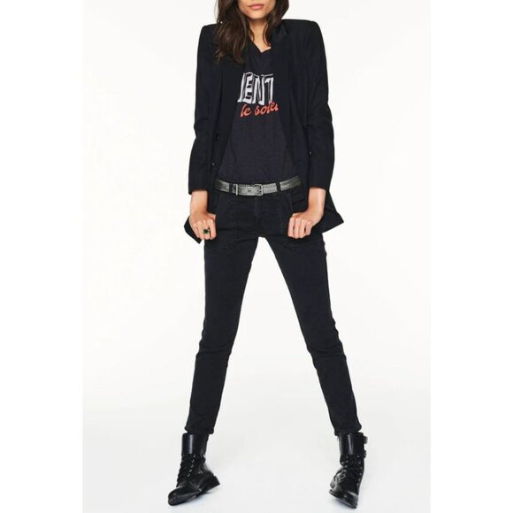 Ba&sh Bonjovi Jacket Black Size 2/ US 8 - Picture 2 of 8